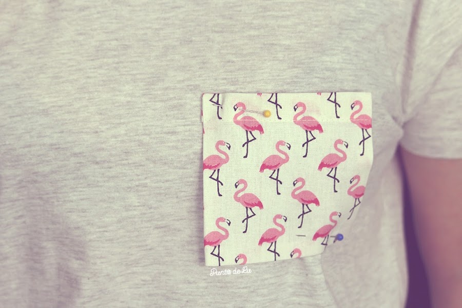 Customiza una camiseta con un bolsillo - Punto de Lu