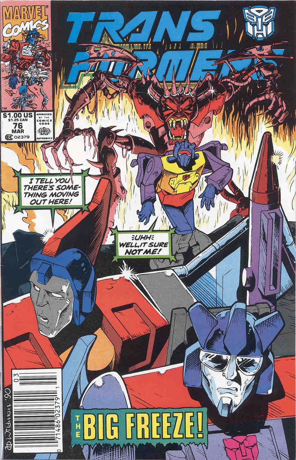 Read online The Transformers (1984) comic -  Issue #76 - 1