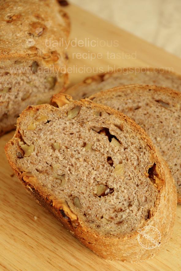 dailydelicious Pain aux noix Walnut bread, My new delicious bread