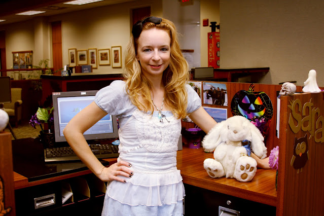 Alice in Wonderland DIY costume for work Halloween