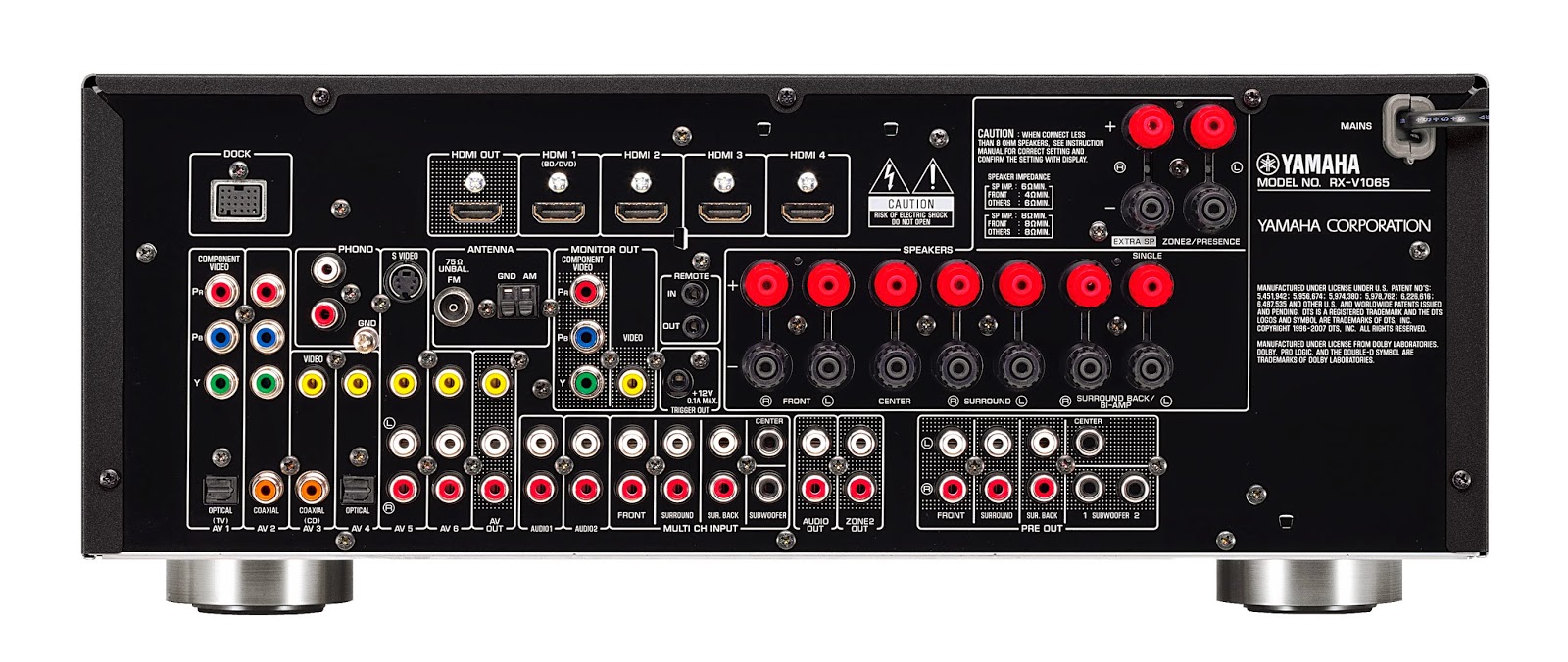 Yamaha RXV1065 AV Receiver AudioBaza