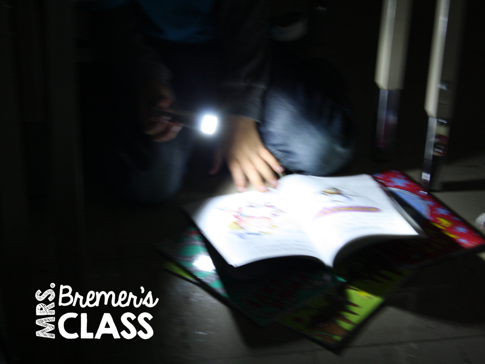 Mrs. Bremer's Class Bright Idea Flashlight Friday!