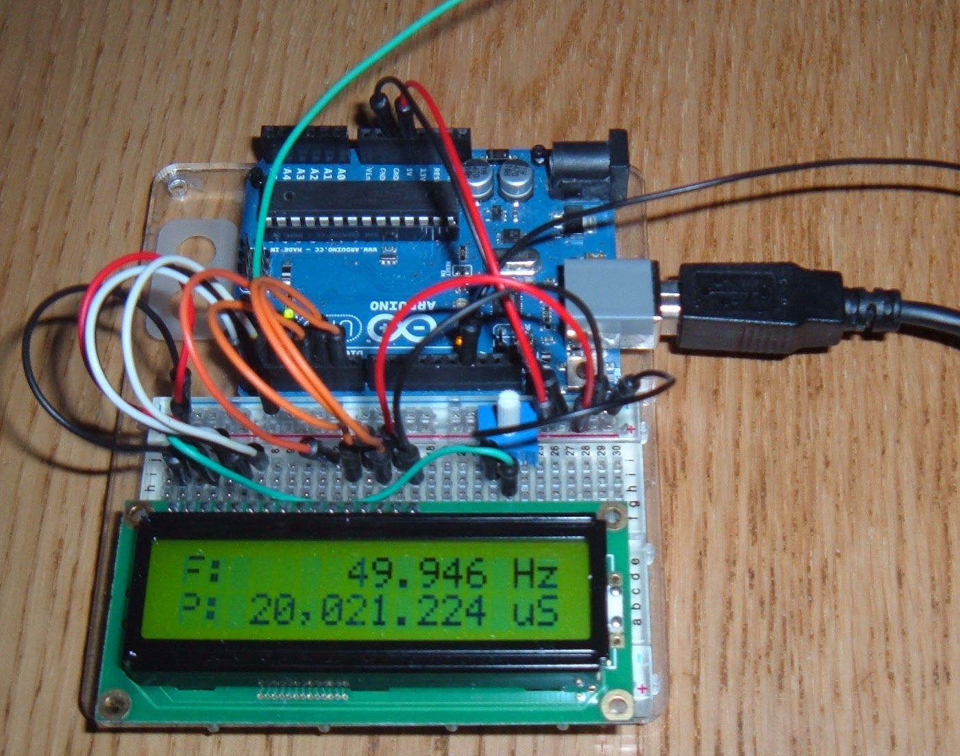 Frequency Counter Lcd _ Frequency counter using arduino 40KHz – DKKWAG