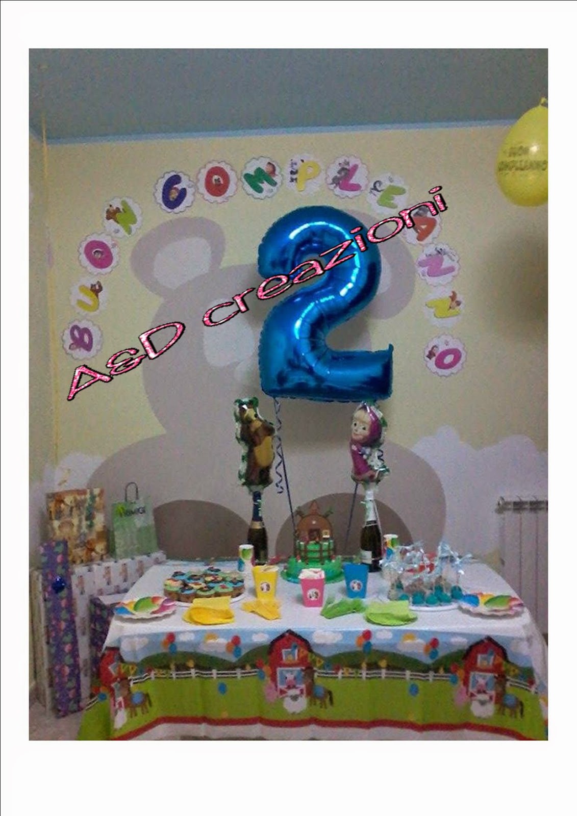 Tavolo Festa A Tema Masha E Orso pharmabiocrea: FESTA TEMA MASHA E ORSO