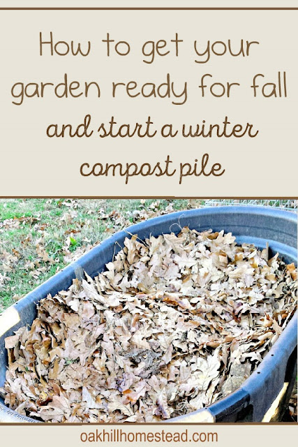 How to prepare your garden for fall and build a winter compost pile.