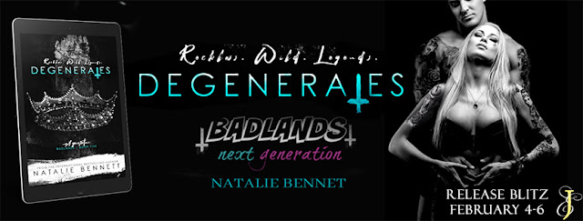 Degenerates by Natalie Bennett Release Blitz