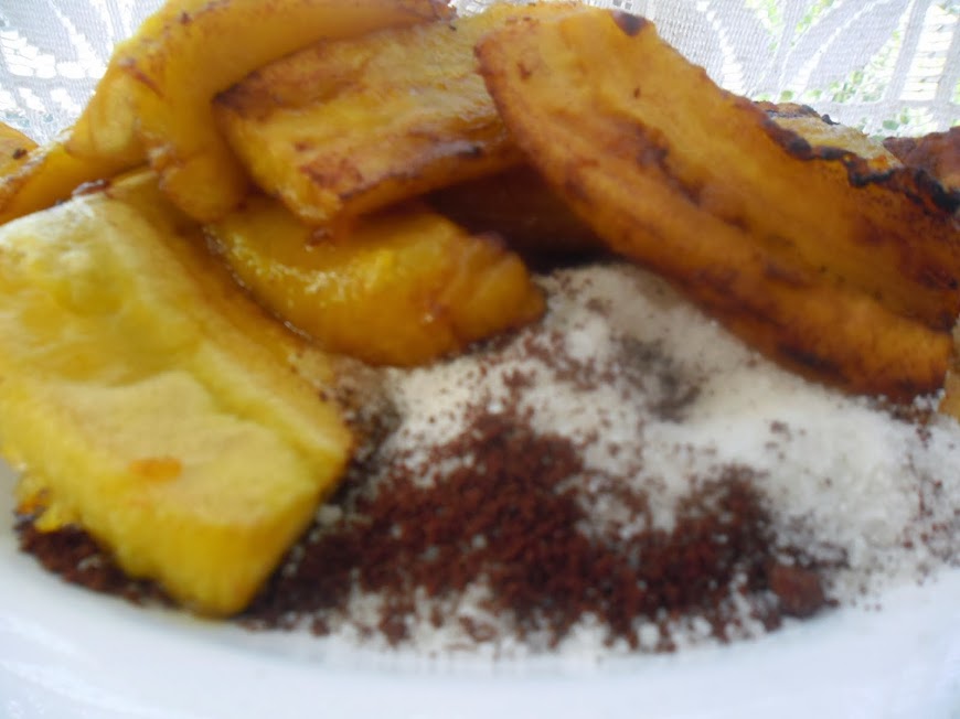 ELIXIR DOS DEUSES > BANANAS FRITAS NA MANTEIGA COM CANELA E AÇUCARADAS