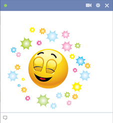 Good Vibes Facebook Emoticon