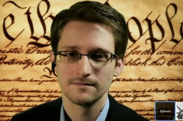 Snowden habla de sofre cifrado de datos, la privacidad en Internet y la NSA en el festival South by Southwest.