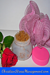 Natural rose body scrub recipe