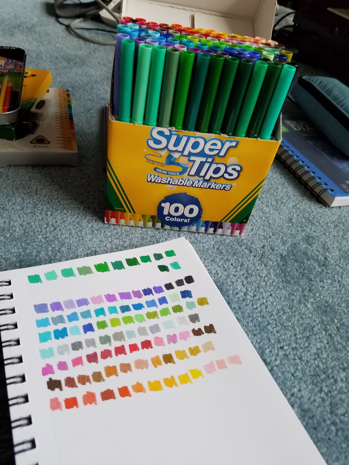 Affordable Art Supplies: Crayola Super Tip 100 Pack