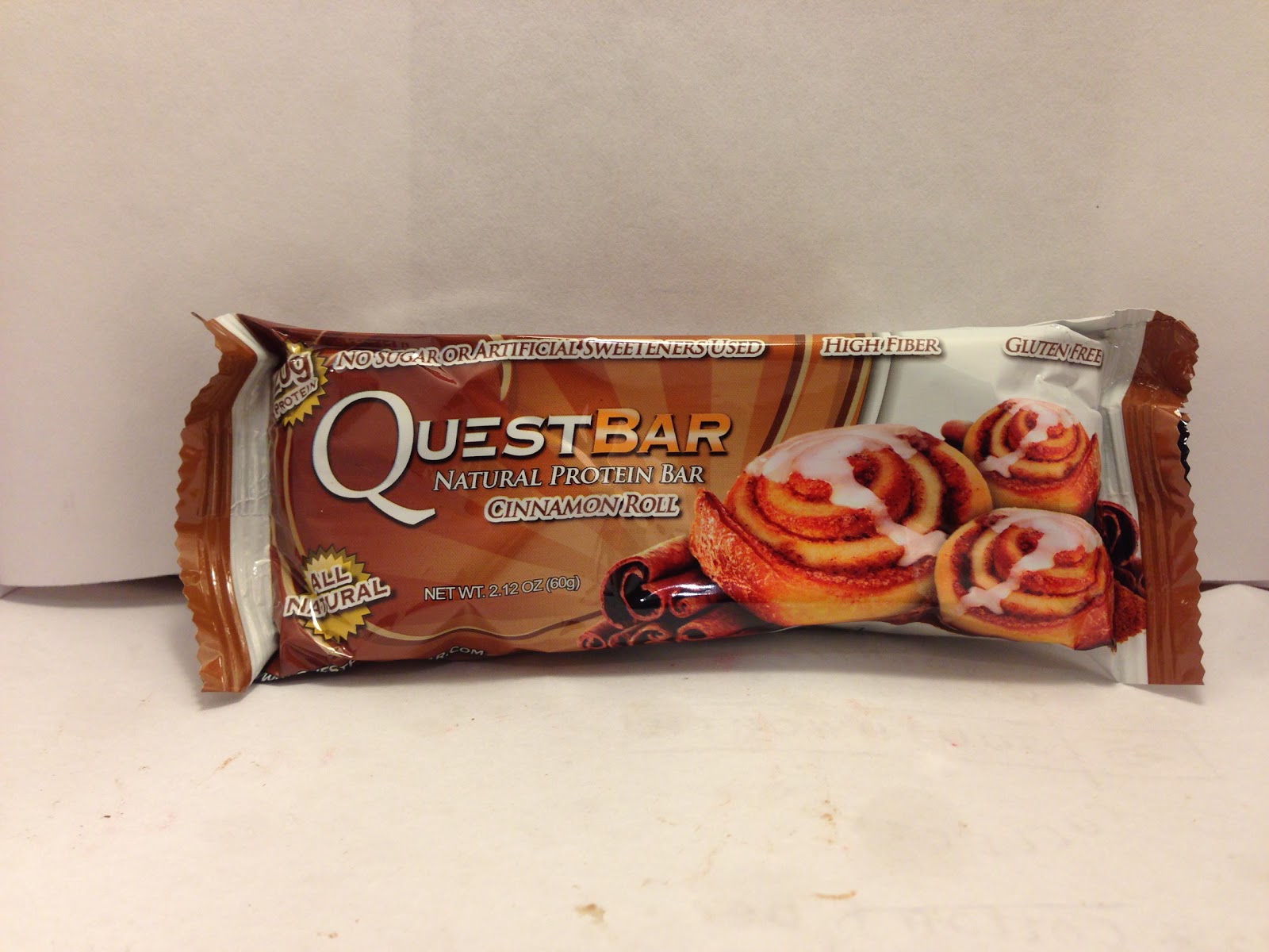 Crazy Food Dude Review Quest Cinnamon Roll Natural Protein Bar