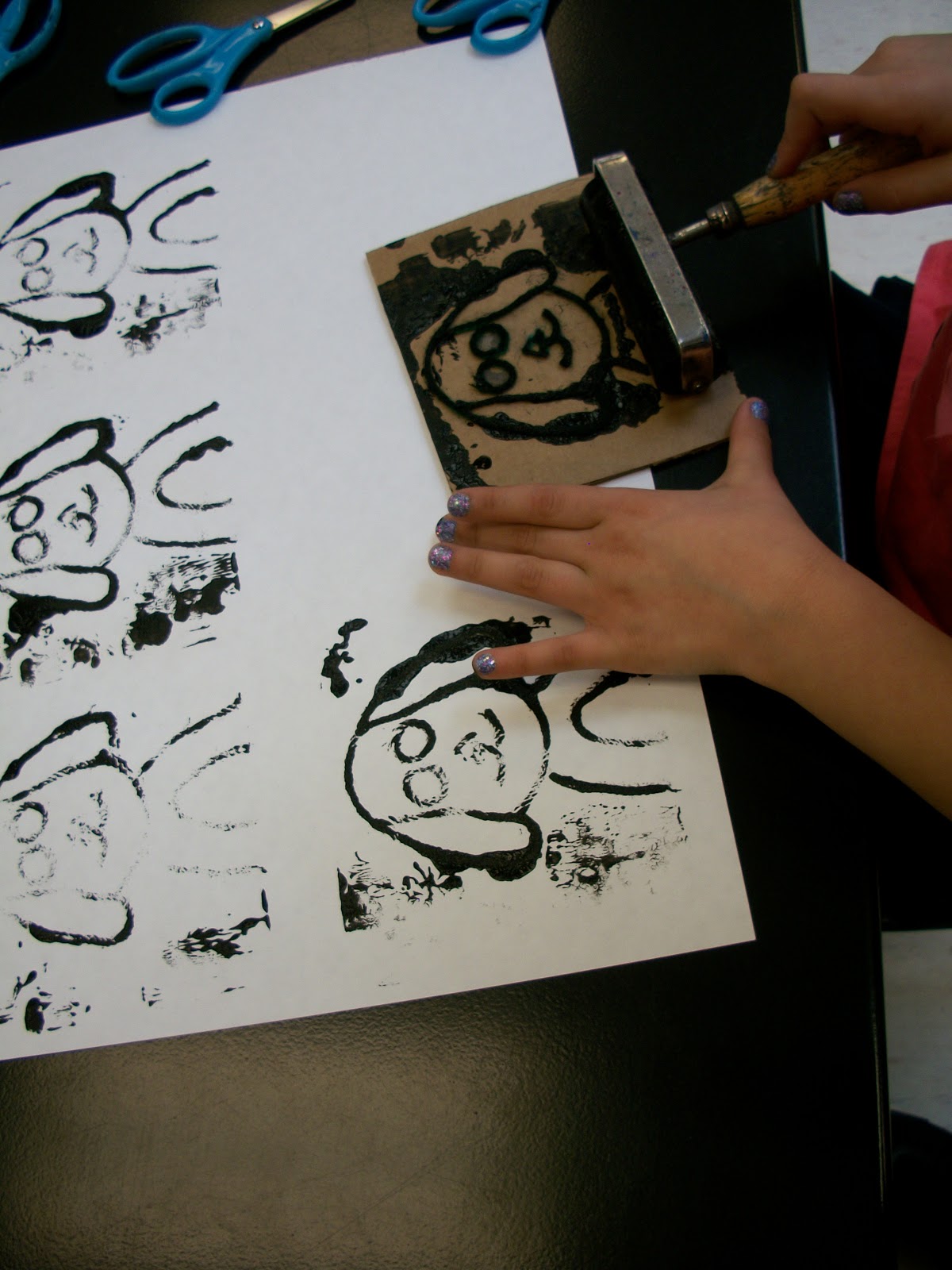 Colorful Masters Relief Prints