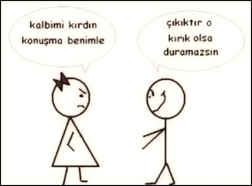 Neseli Yer Kalbimi Kirdin Konusma