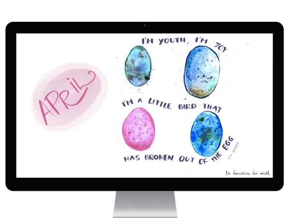 L'uovo è un'opera d'arte - April desktop wallpaper