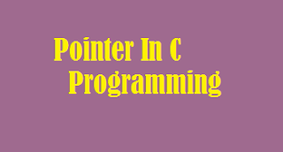 Pointer in c in detailed
