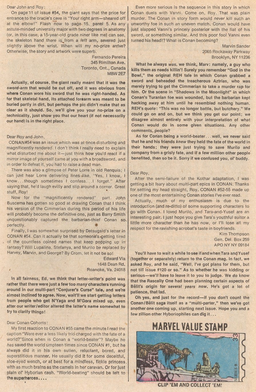 Conan the Barbarian (1970) Issue #59 #71 - English 14