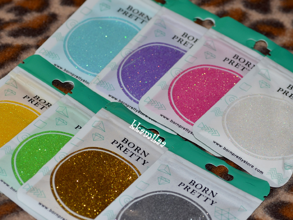 BornPrettyStore Zestaw pastelowych brokatów