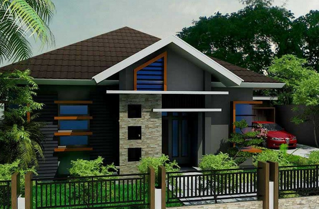  Contoh  Desain  Rumah  Minimalis Sederhana  Hemat  Biaya  