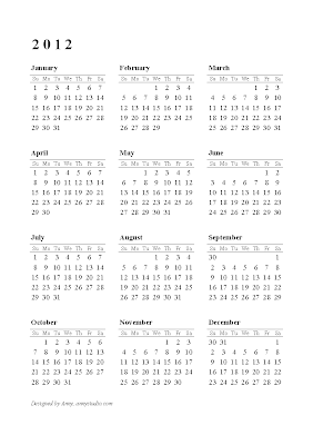 Full Calendar 2012 | Your Title
