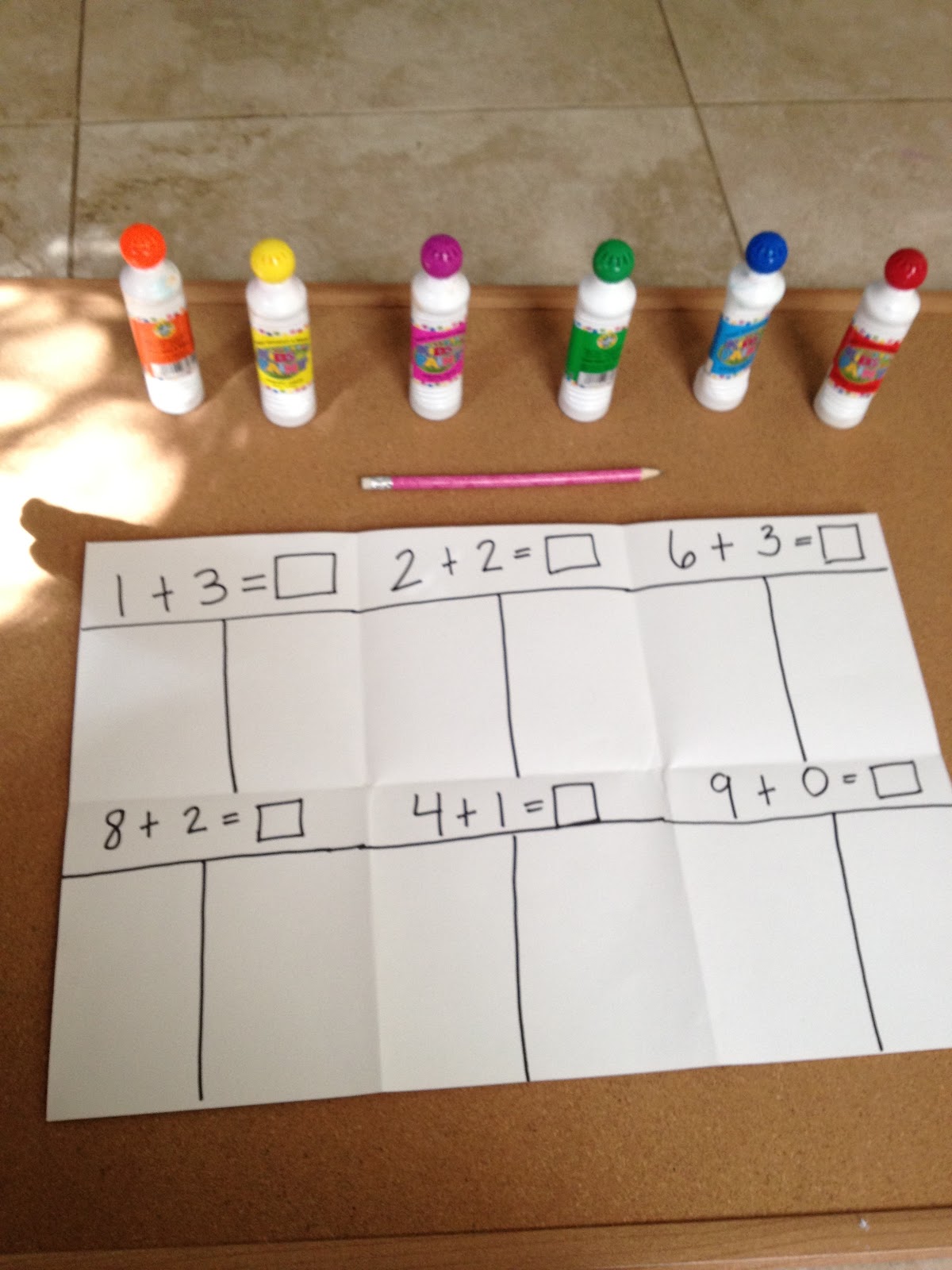 Life with my little loves Dot Paint Math