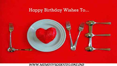 Birthday wishes for love