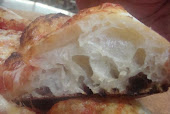 Moist crumb of modified Reinhart's Classic dough