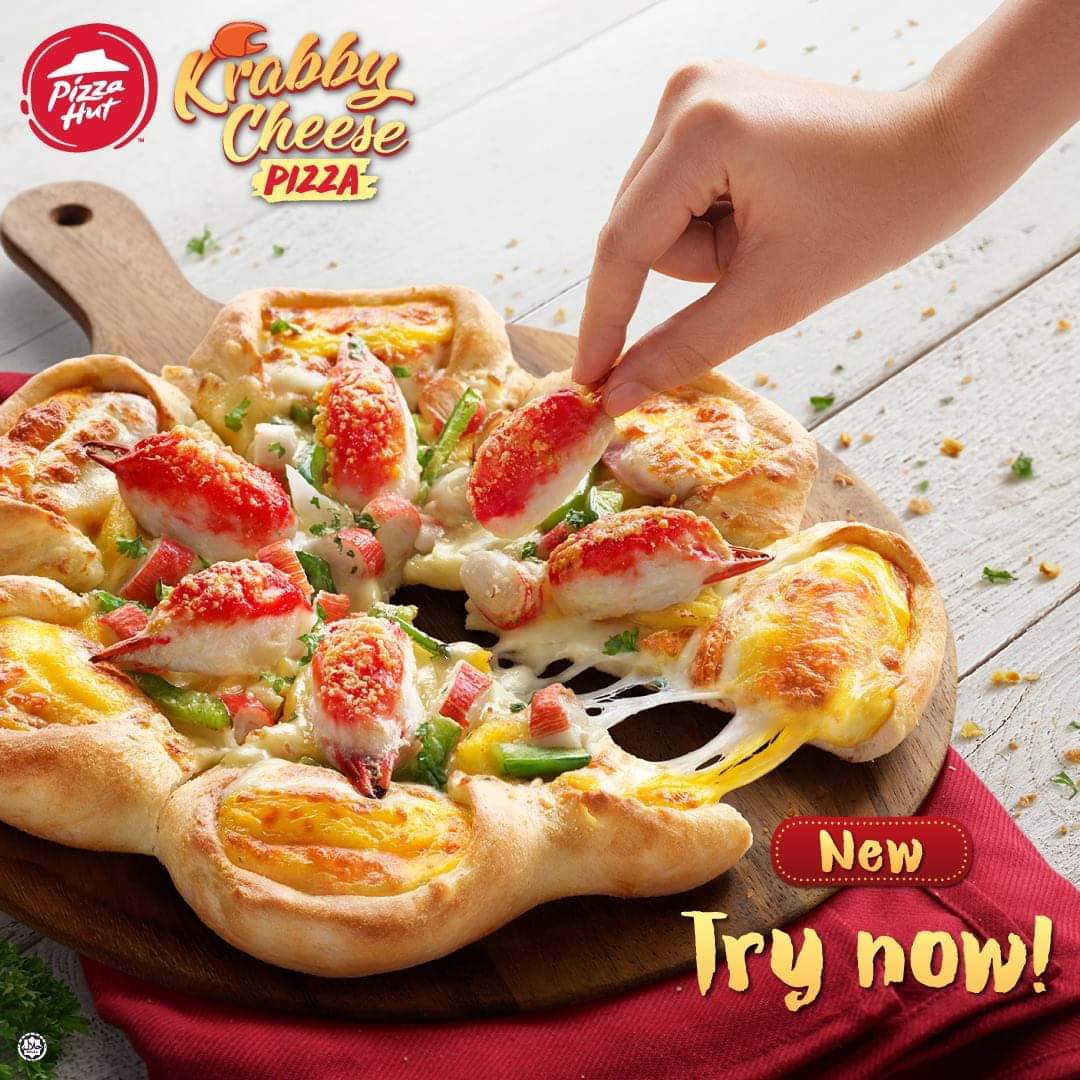 PIZZA HUT REMIXES TRADITIONS WITH THE NEW KRABBY CHEESE PIZZA