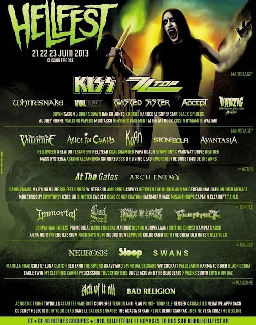 Hellfest 2013 @ Clisson 21,22 & 23/06/2013