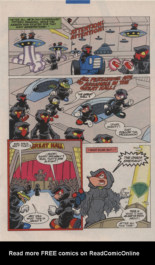 Read online Knuckles the Echidna comic -  Issue #3 - 17