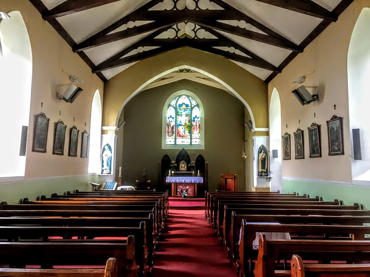 Patrick Comerford Broadford’s preFamine church recalls legends about