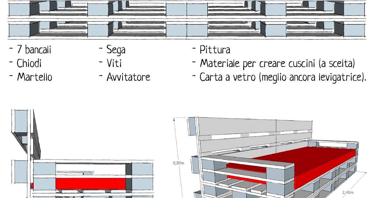 Progettare spazi verdi: come costruire un divano con i pallet ... Costruire un divano coi bancali di legno