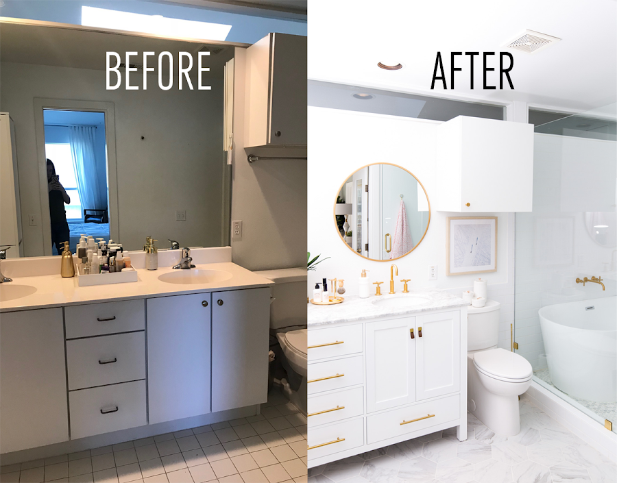 antes y después reforma integral de un baño