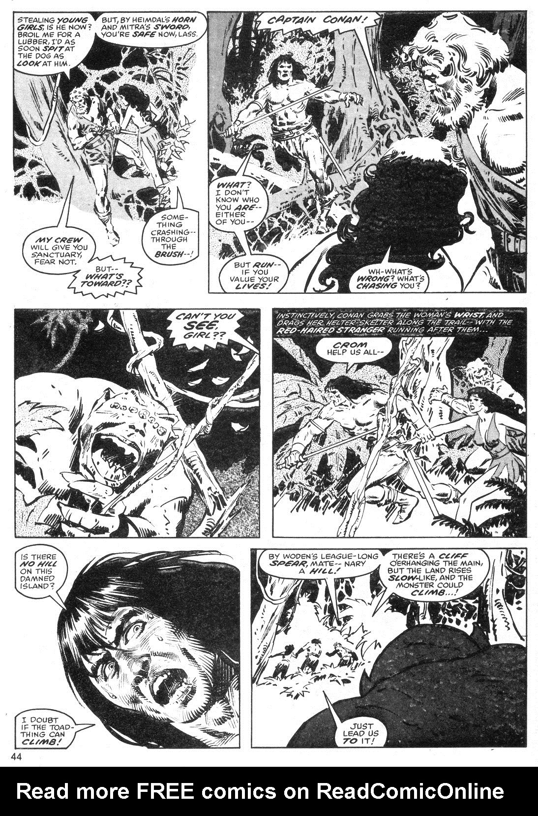 Read online The Savage Sword Of Conan comic -  Issue #40 - 44