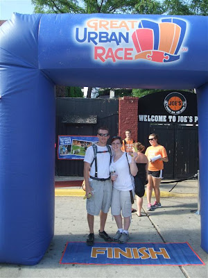 the great urban race finish line, picture, chicago, tired the great urban race finish line, picture, chicago, tired