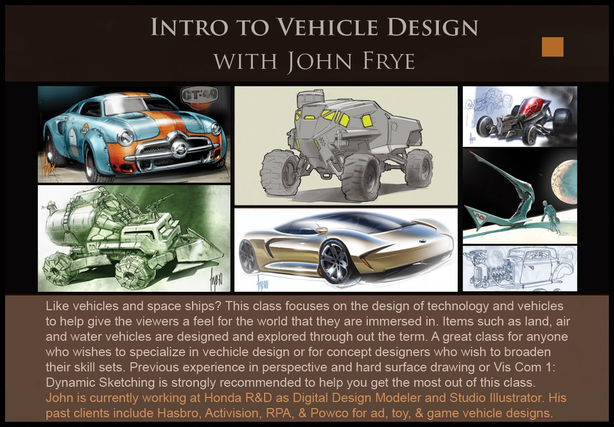 Concept Design Academy "Intro to Vehicle Design" with John Frye Last