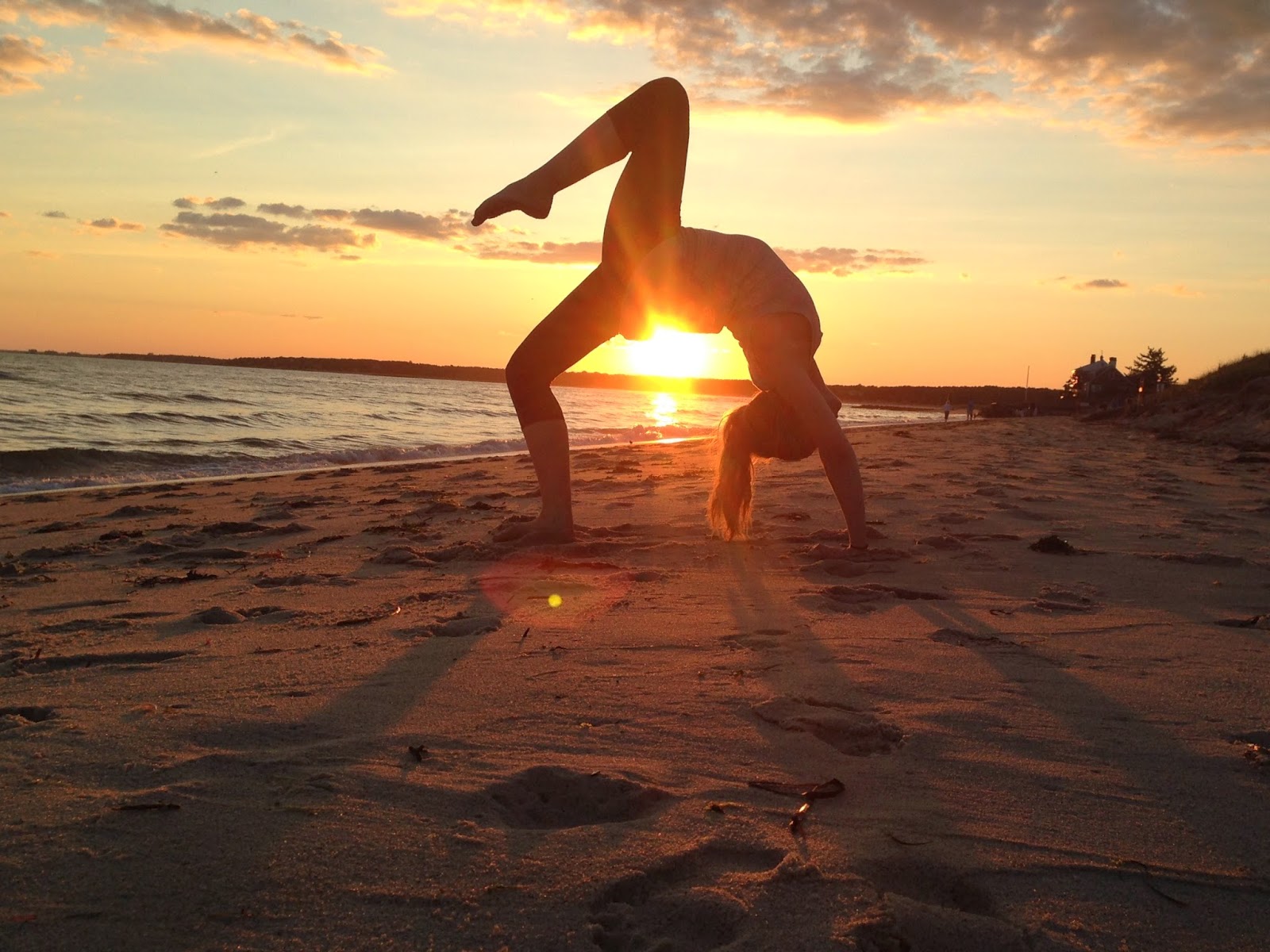 The Sunshine Yogi Sunset Yoga on the Beach