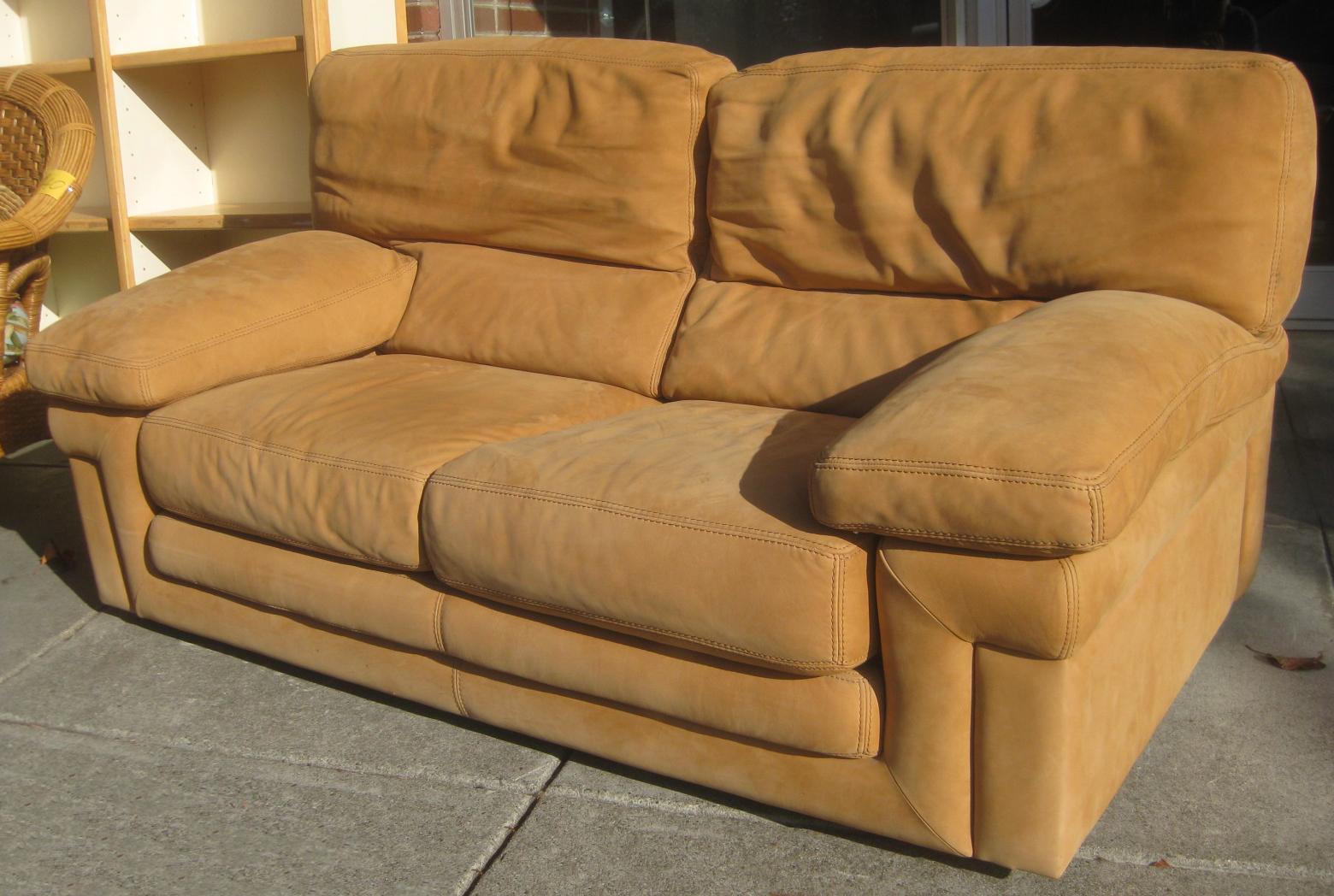 suede leather sofa india