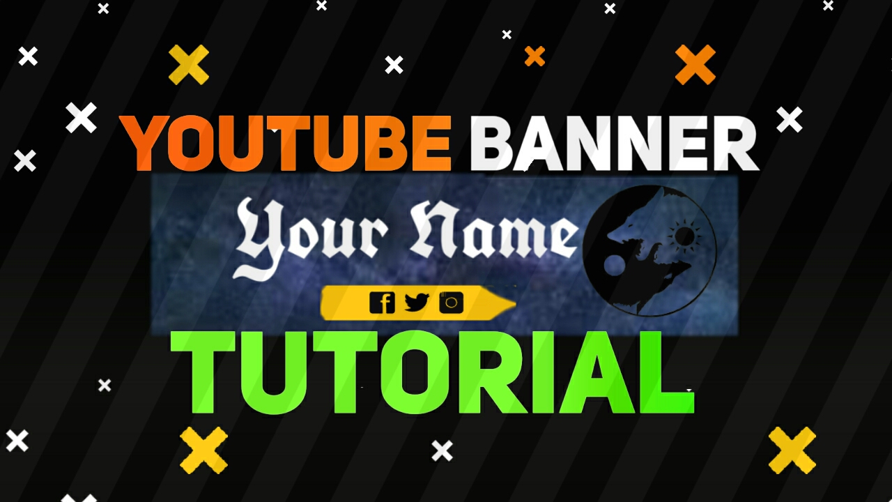 How to make youtube banner with pics art Vivek creation