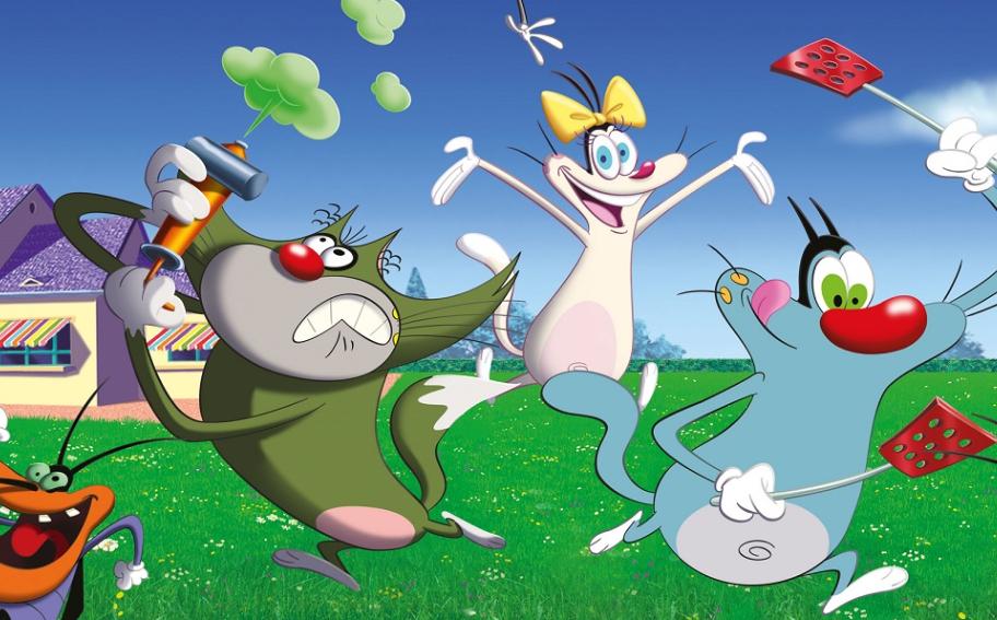oggy and cockroaches cartoon images