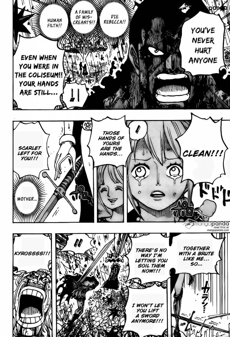 One Piece Ch 776: The Coliseum Hero
