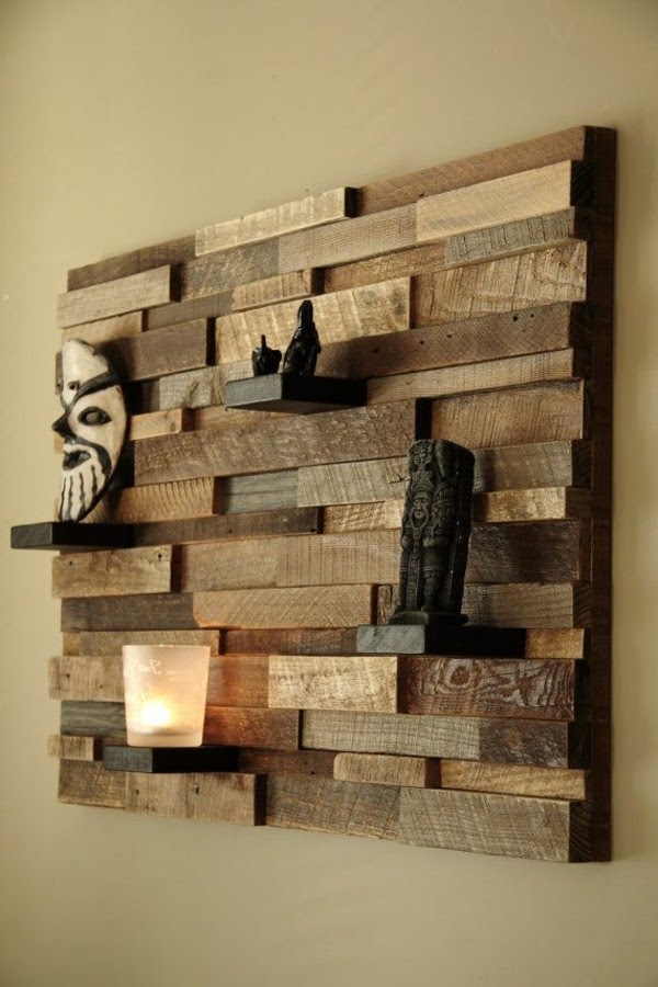 Original decorations from wooden pallets