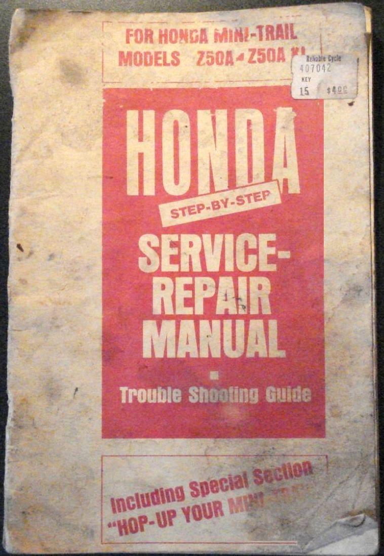 Service / Repair Manual For Honda Mini-Trail Models Z50A - Z50 K1 + How To Hop-Up Your Mini-Trail ( Z50, Monkey )