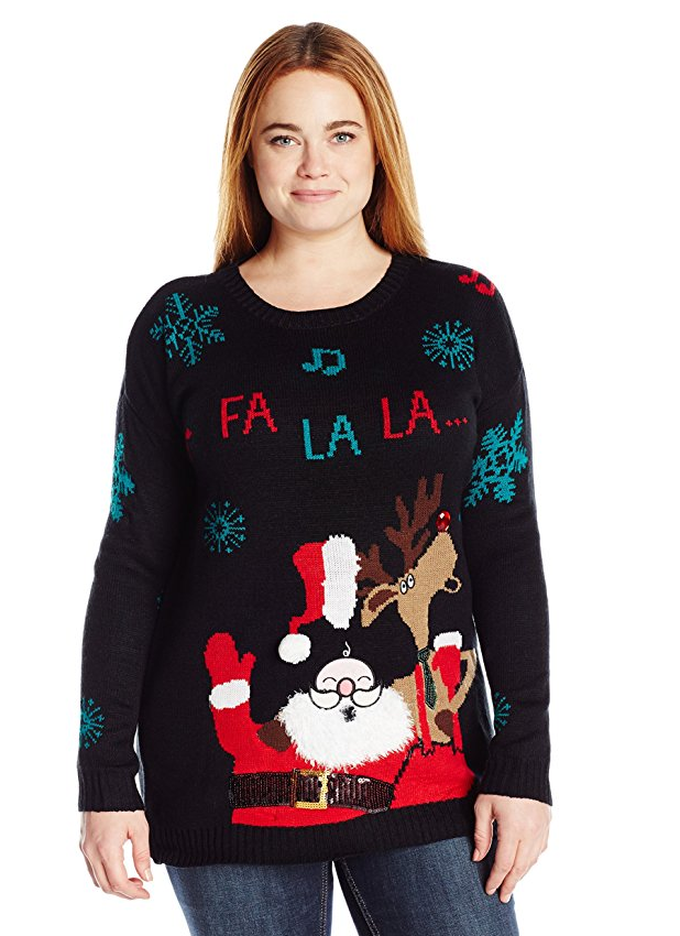 7 Plus Size Ugly Holiday Sweaters that are actually really cute