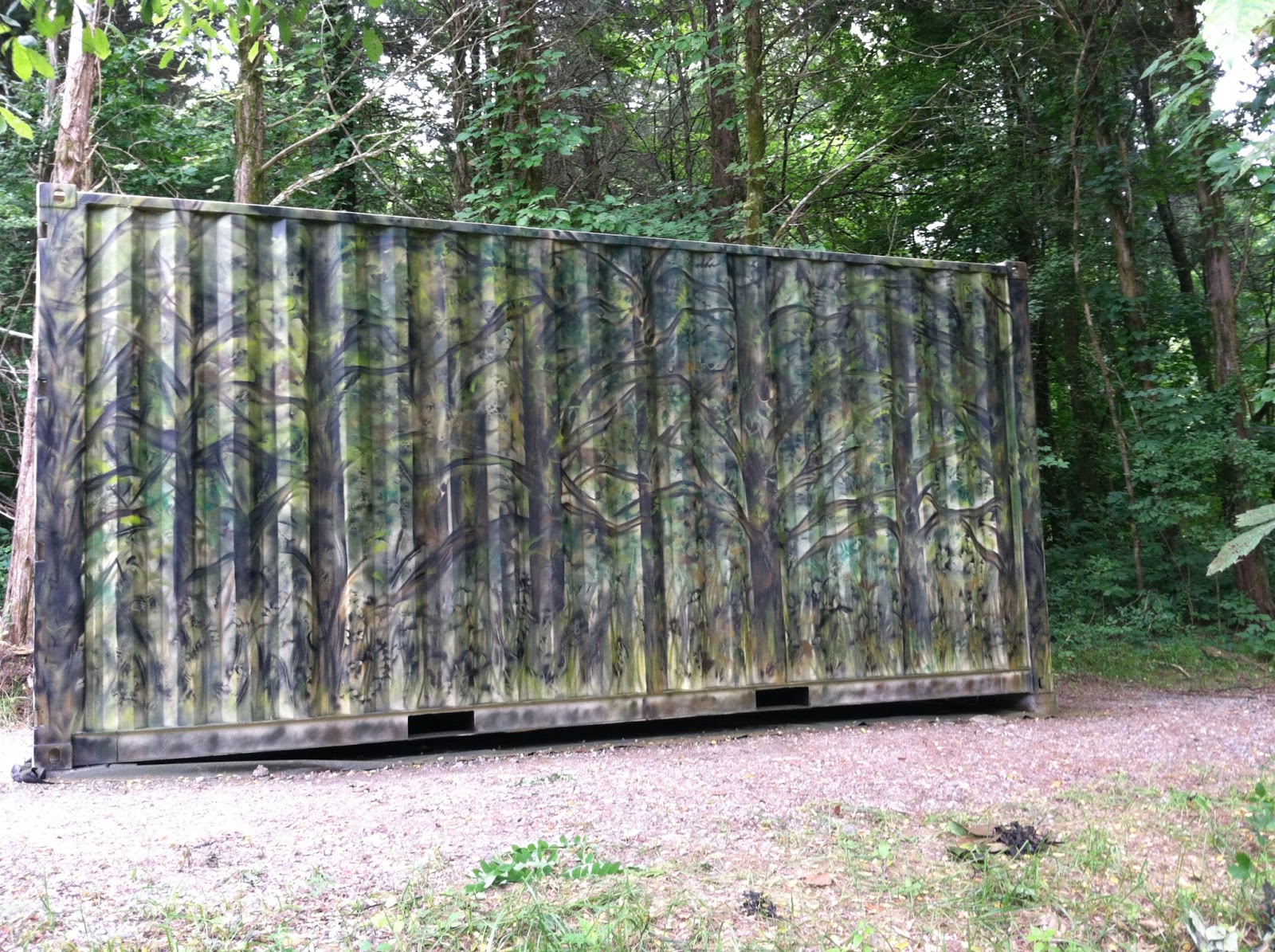 Duff Clothing TRUE CAMO ON SHIPPING CONTAINER