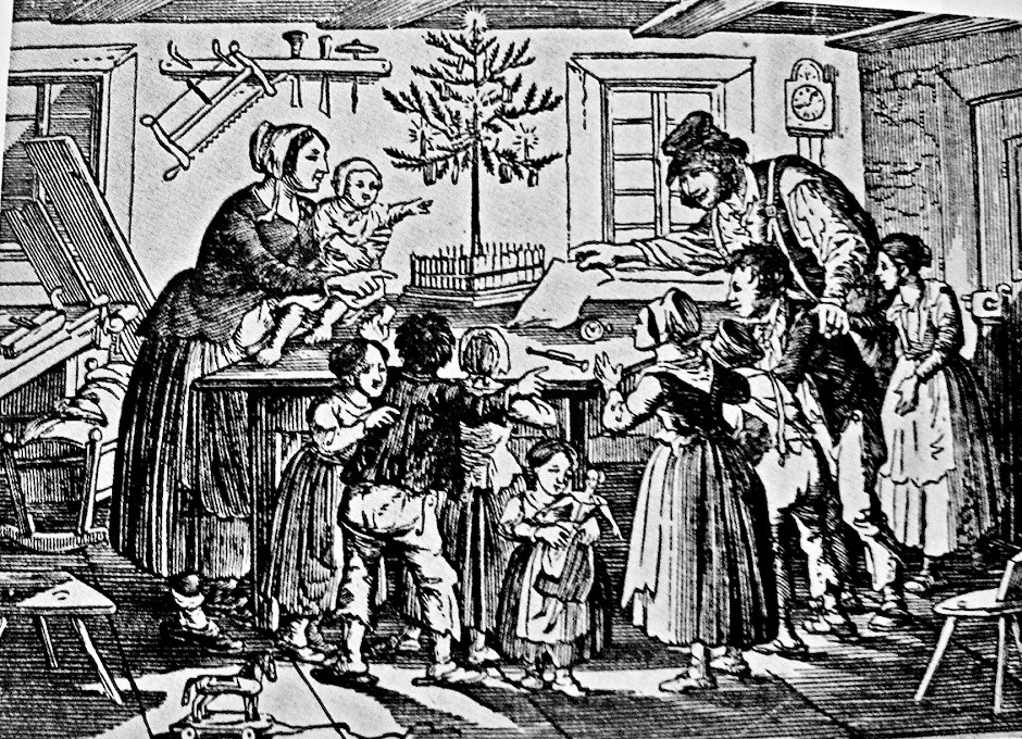 Women in Colonial the 18C comes The Christmas America New to Nation: America & Tree