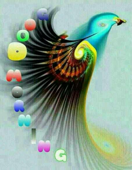 Whatsapp Good Morning Bird Art