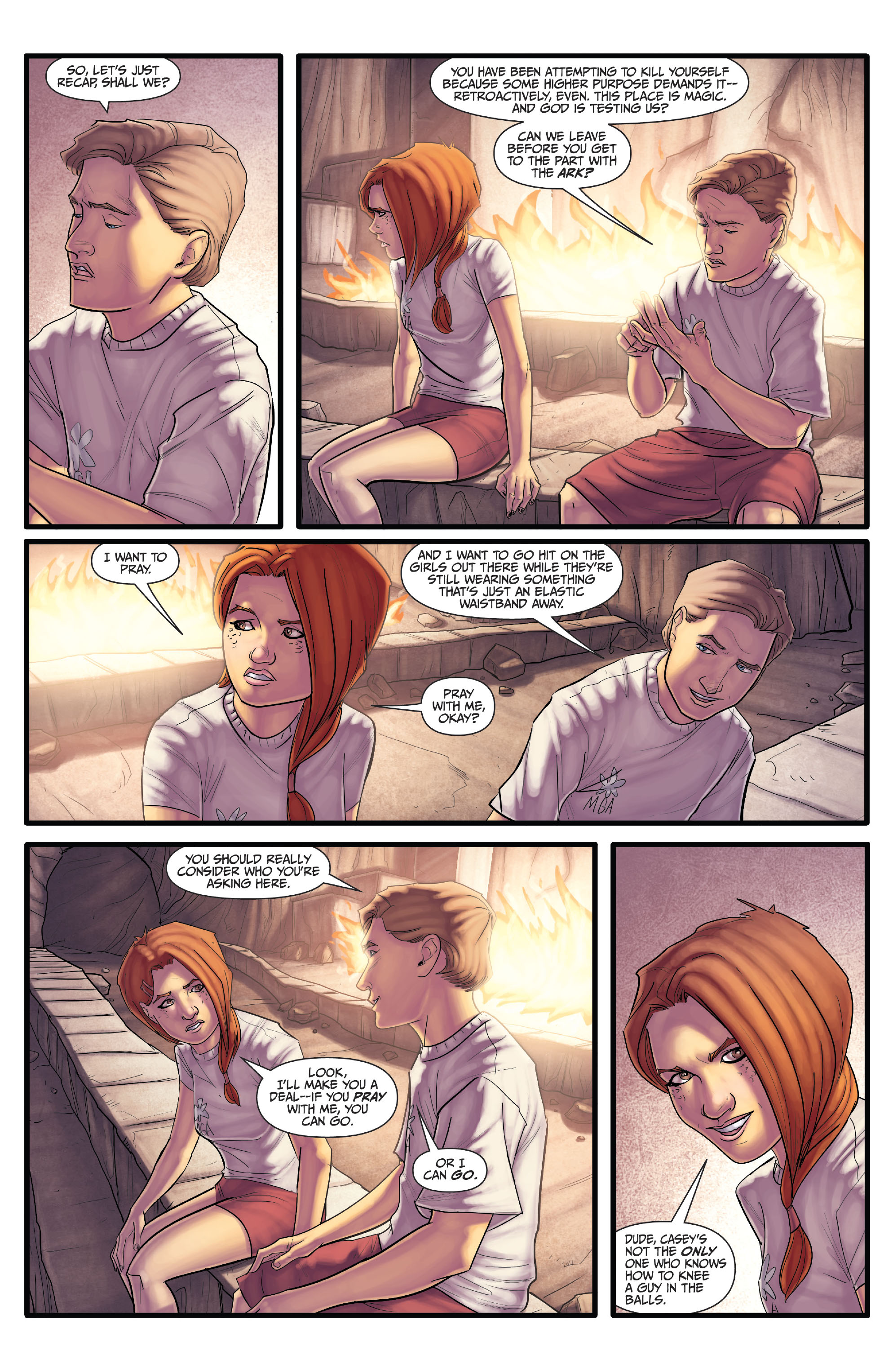 Read online Morning Glories comic -  Issue #17 - 28