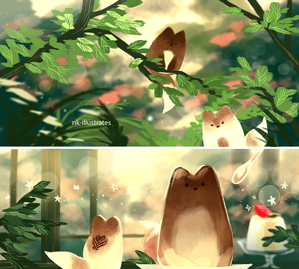 NKim Story Blog TEA FOX DOODLES