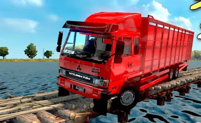 Mod Truk Mitsubishi Fuso logistik Sapi - Euro Truck Simulator 2